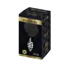Металлическая анальная пробка Кроличий хвостик Alive Fluffy Twist Plug M Black, диаметр 3,4 см photo 3