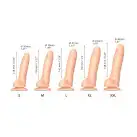 Реалистичный фаллоимитатор Strap-On-Me Sliding Skin Realistic Dildo Vanille - XL, эффект подвижной к photo 3