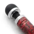 Вибромассажер DOXY Die Cast 3R ROSE PATTERN, очень мощный, питание 220В, металлический корпус photo 3