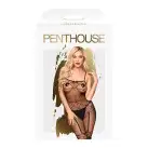 Бодистокинг с чулками и геометрическим рисунком Penthouse - Firecracker Black XL photo 3