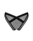 Кружевные трусики с заниженной талией Obsessive Estiqua panties XS/S, black photo 4