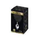 Металлическая анальная пробка Кроличий хвостик Alive Fluffy Plug L Black, диаметр 3,9 см photo 2