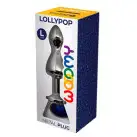 Металлическая анальна пробка Wooomy Lollypop Double Ball Metal Plug Blue L диаметр 3,5, длина 10,5см photo 3