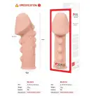 Насадка на член Kokos Extreme Sleeve ES.09 размер M, утолщающая, стимулирующий рельеф photo 3