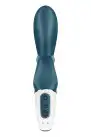 Смарт вибратор кролик Satisfyer Hug Me Bluegrey, 2 мотора, диаметр 4,2см, широкая клиторальная часть photo 5