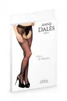 Чулки с поясом Anne Dales LOLA T4 Black photo 3