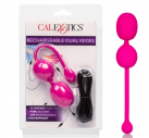 CalExotics Rechargeable Dual Kegel вагинальнальные шарики 9х3.2 см., фиолетовый photo 5