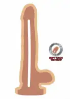 ToyJoy Get Real Dual Density Dildo9 реалистичный фаллоимитатор, 23х4,7 см photo 2
