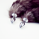 Анальная пробка Horny Kitten с пушистым хвостиком, 47 см  photo 9