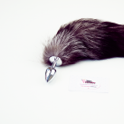 Анальная пробка Horny Kitten с пушистым хвостиком, 47 см  photo 3