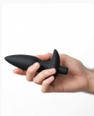 Pornhub Vibrating Butt Plug - анальная пробка с вибрацией, 14,5х3,5 см photo 2