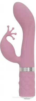 Роскошный вибратор PILLOW TALK - Kinky Pink с кристаллом Сваровски photo 1