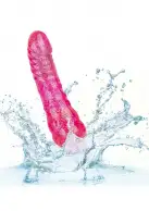 CalExotics Sparkle Glitter Jack - мультискоростной вибратор, 14,5х3,75 см photo 3