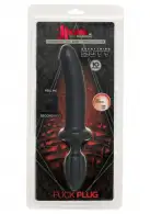 Анальный плаг с дилдо Doc Johnson Kink - Dual Density SECONDSKYN Fuck Plug - Black photo 4